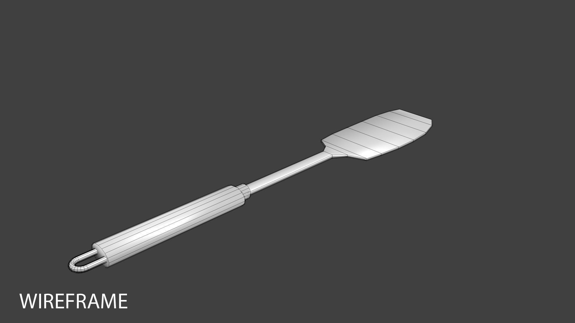 Utensil - Spatula 3D model_3