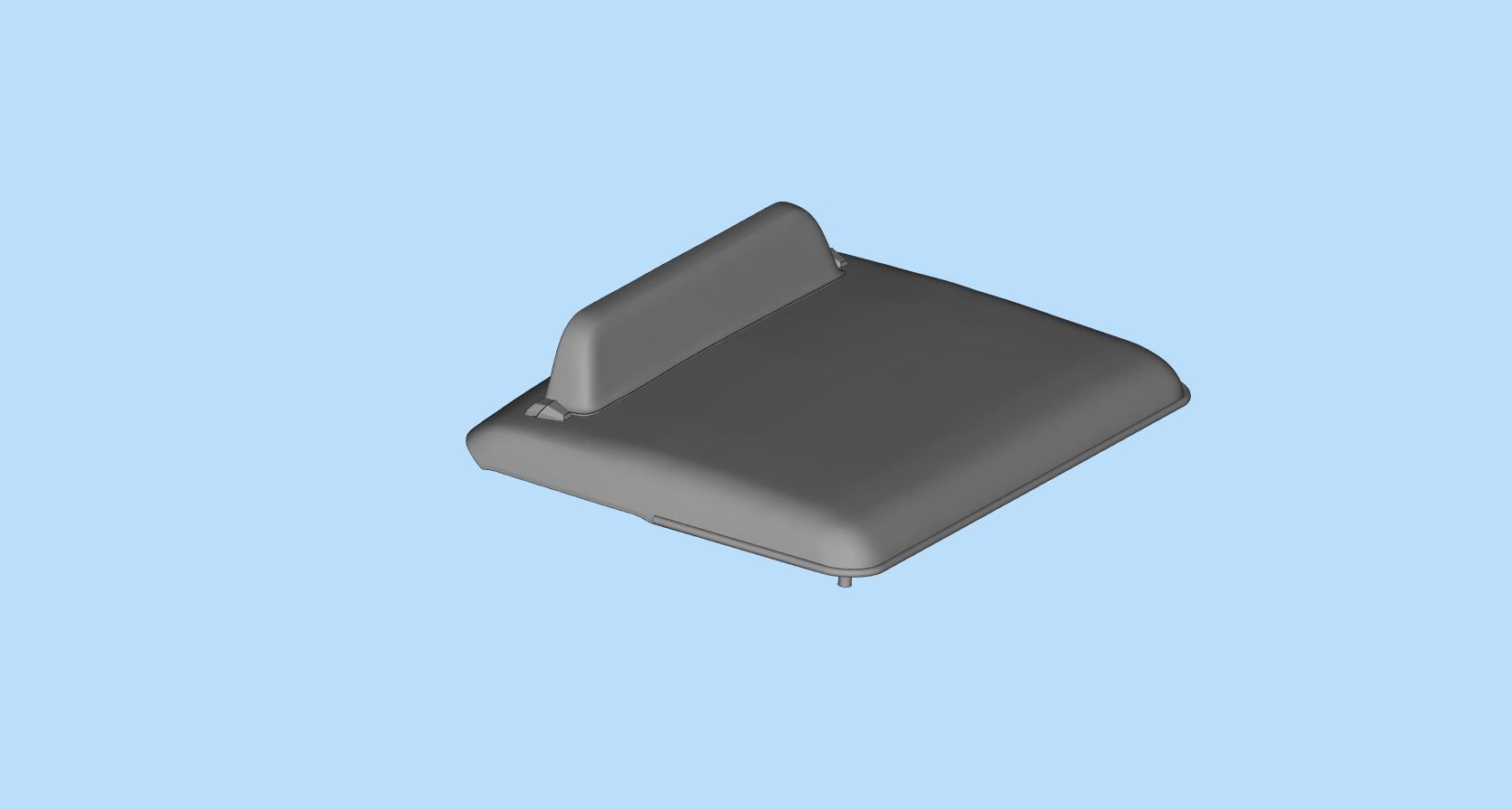 Accessoires Roof bar Oldskool Roof rack for heavy duty trucks 3D print model_11