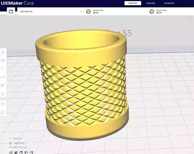 Garden Pot 16 3D print model