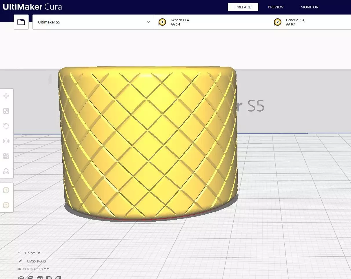 Garden Pot 13 3D print model_0