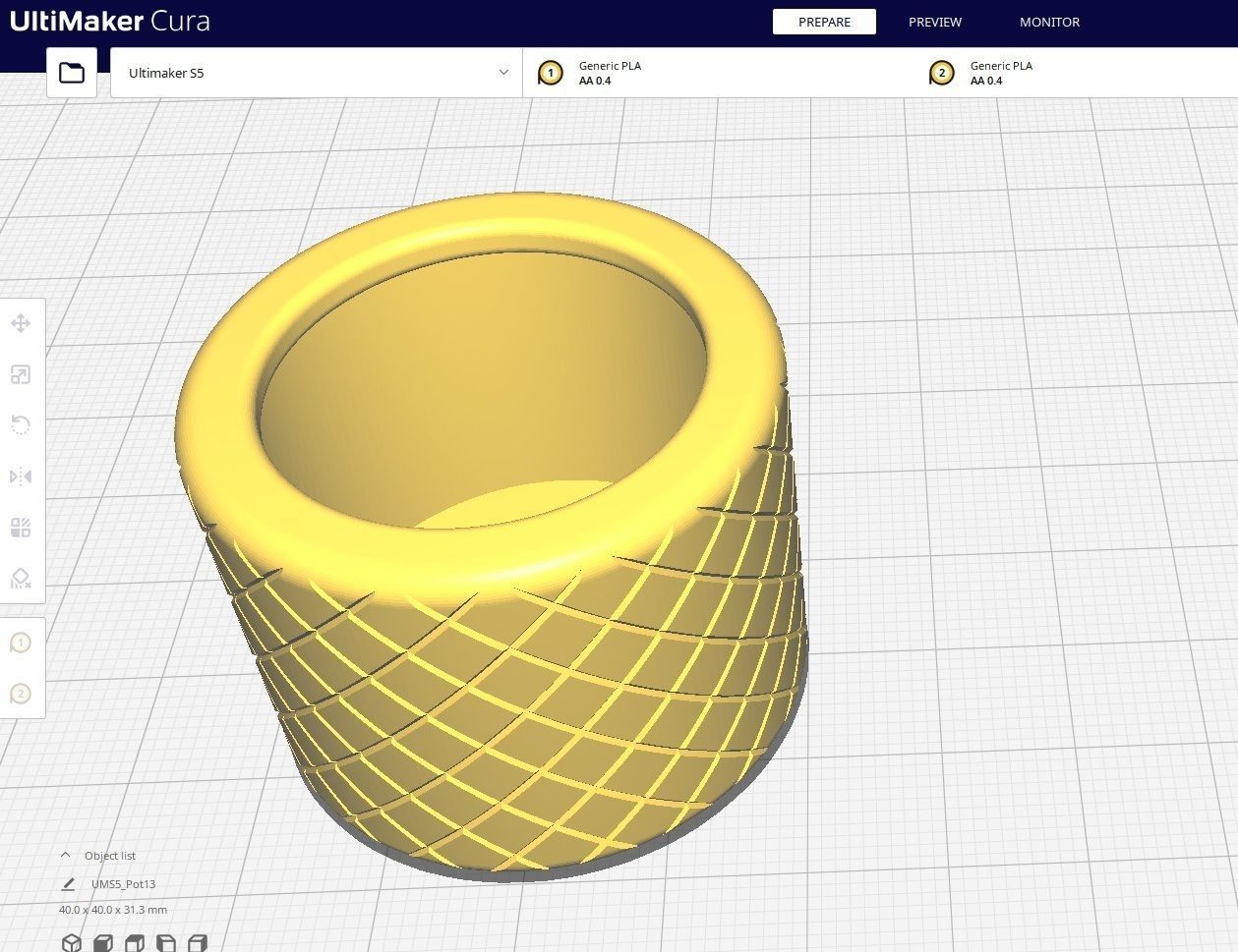 Garden Pot 13 3D print model_2