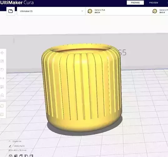 Garden Pot 19 3D print model