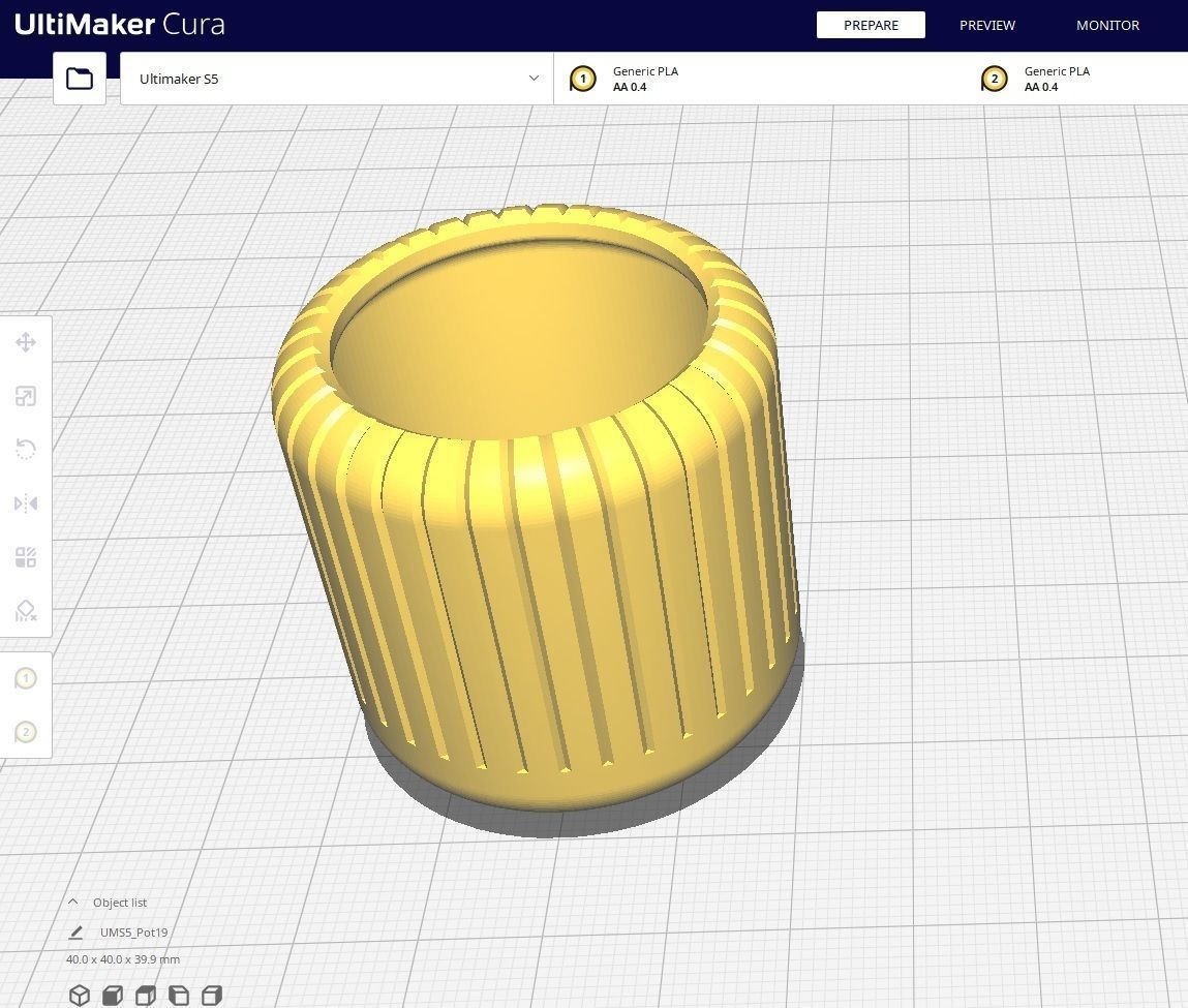Garden Pot 19 3D print model_2