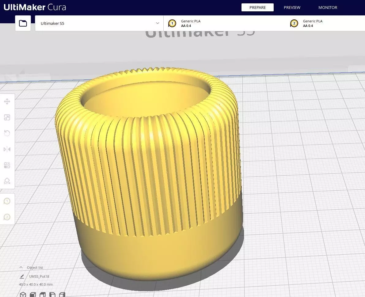 Garden Pot 18 3D print model_0