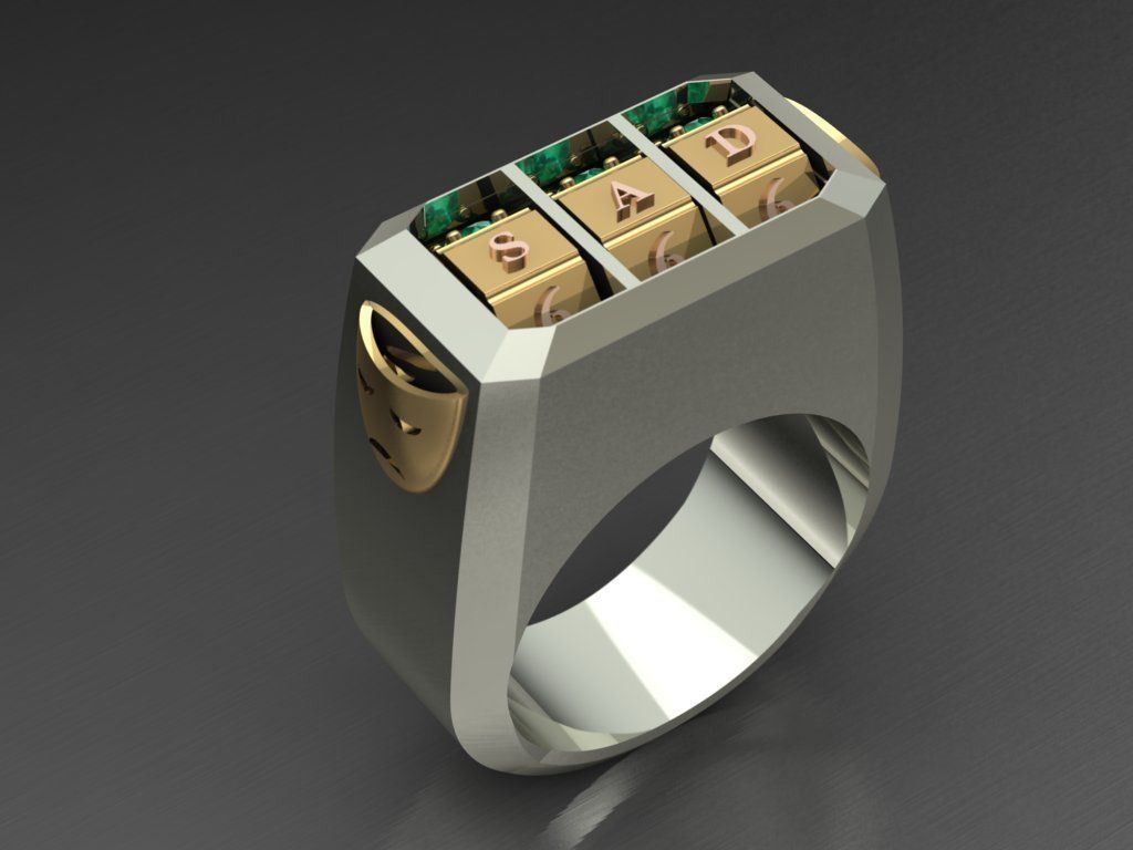 JACKPOT RING-ORGINAL DESIGN  3D print model_6