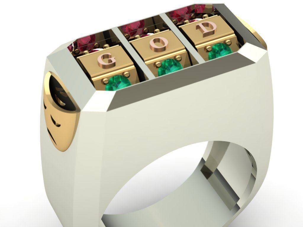JACKPOT RING-ORGINAL DESIGN  3D print model_16