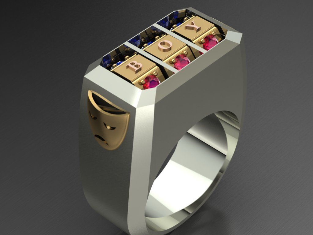 JACKPOT RING-ORGINAL DESIGN  3D print model_9
