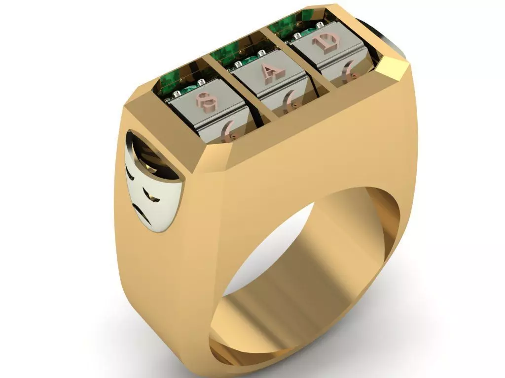 JACKPOT RING-ORGINAL DESIGN  3D print model_0
