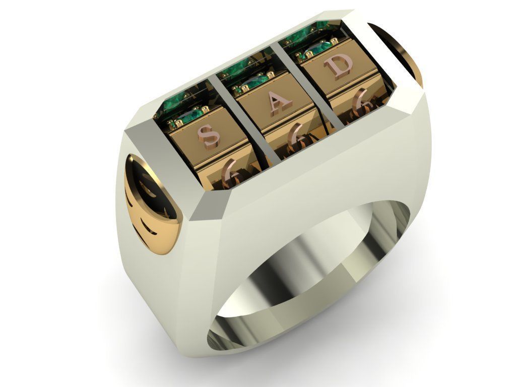JACKPOT RING-ORGINAL DESIGN  3D print model_5