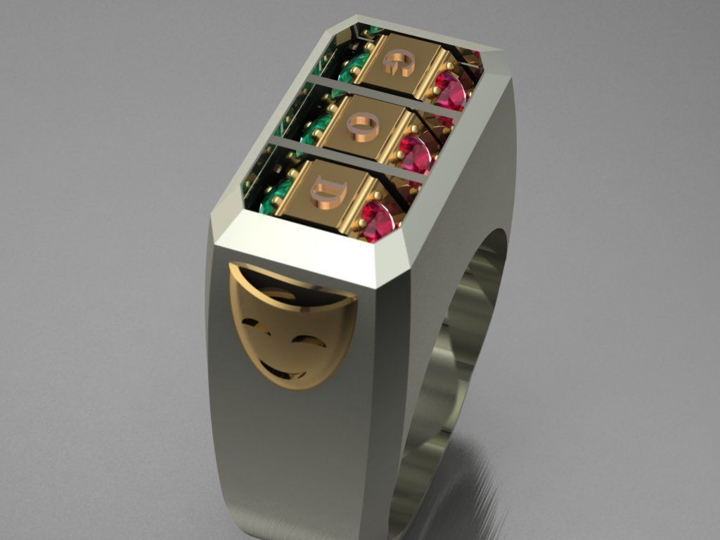 JACKPOT RING-ORGINAL DESIGN  3D print model_1