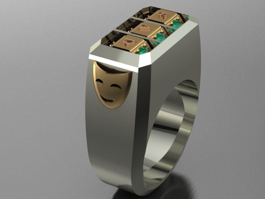 JACKPOT RING-ORGINAL DESIGN  3D print model_7