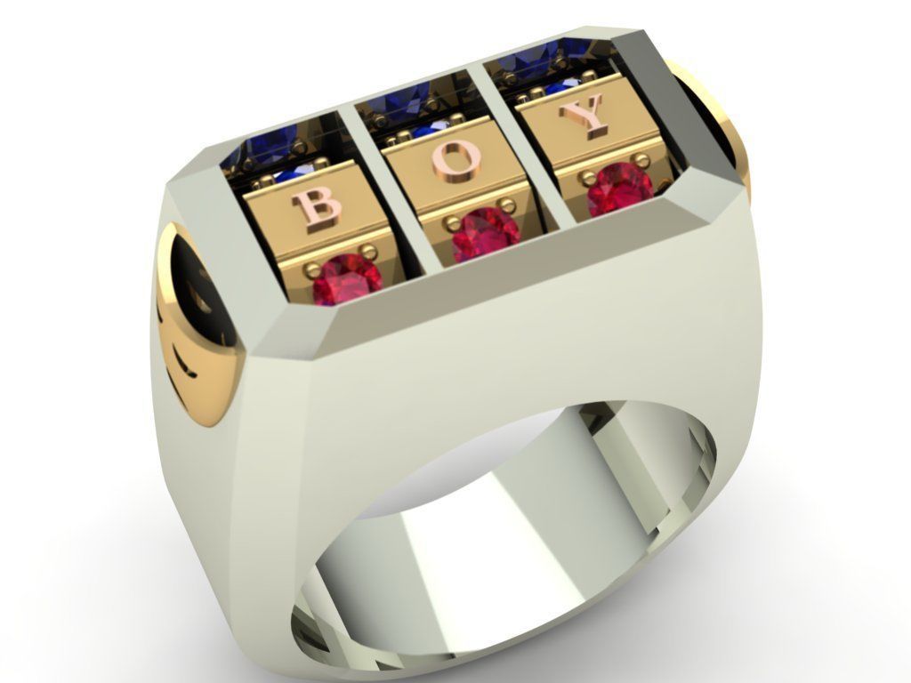 JACKPOT RING-ORGINAL DESIGN  3D print model_11