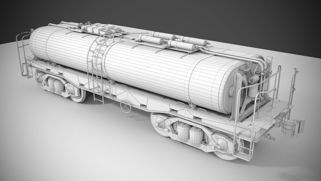 Rail Tank car 3D model_14