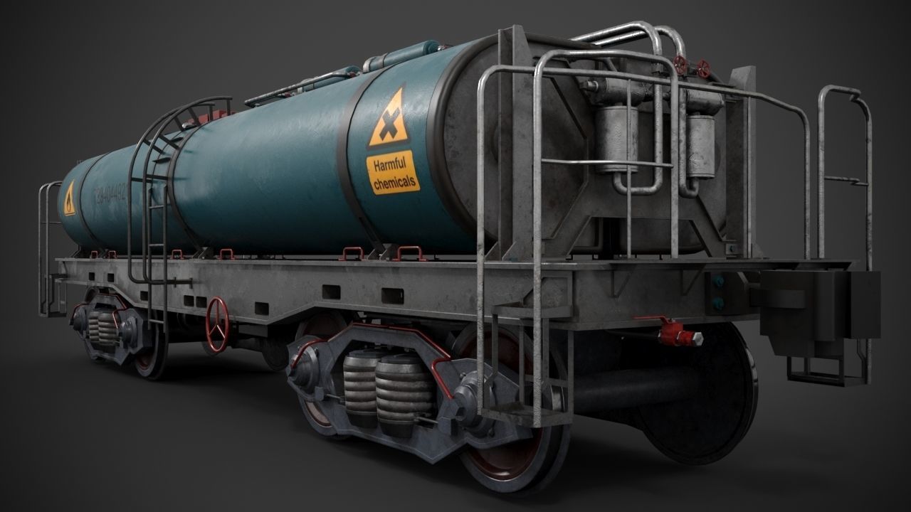 Rail Tank car 3D model_8