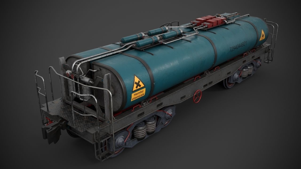 Rail Tank car 3D model_4