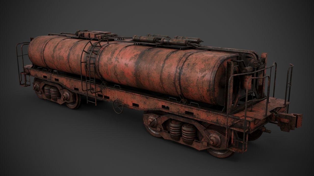 Rail Tank car 3D model_9