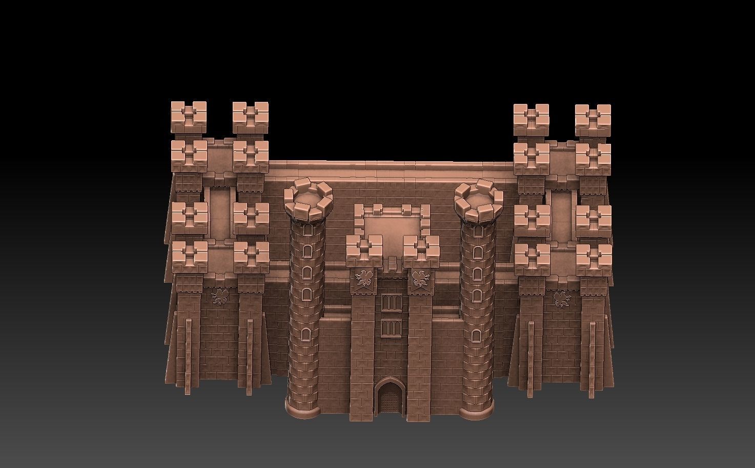 Heroes of Might and Magic 3 Castle 3D print model_4