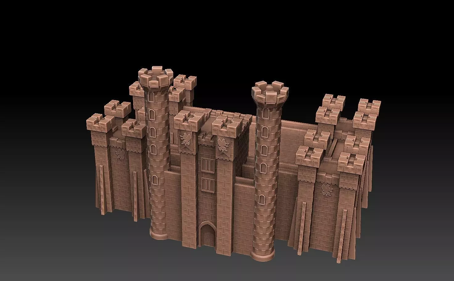 Heroes of Might and Magic 3 Castle 3D print model_0