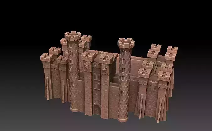Heroes of Might and Magic 3 Castle 3D print model