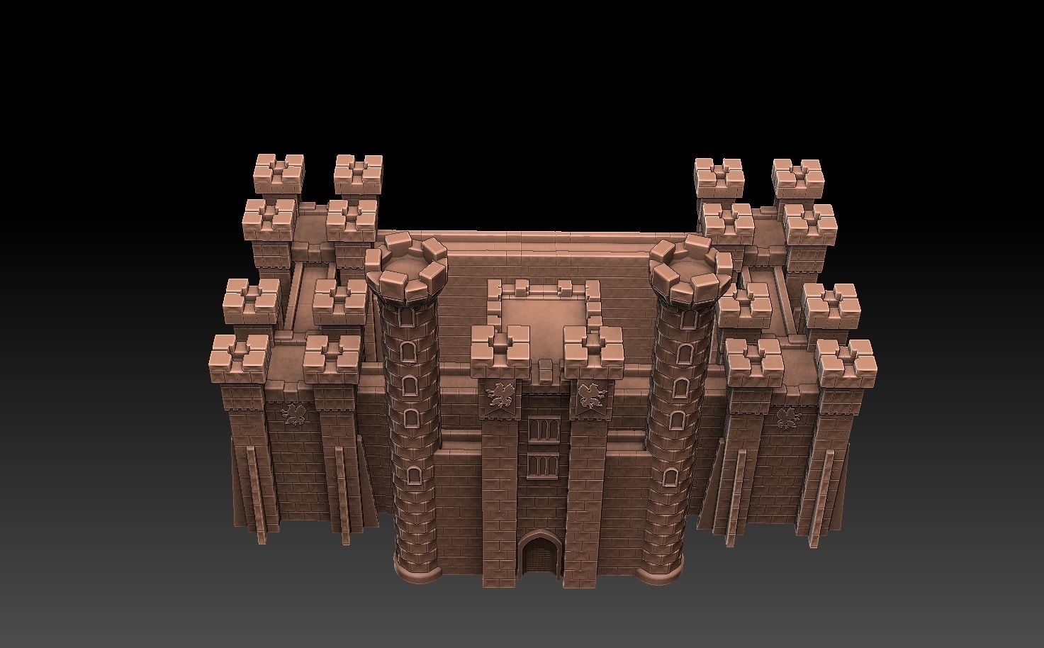 Heroes of Might and Magic 3 Castle 3D print model_5