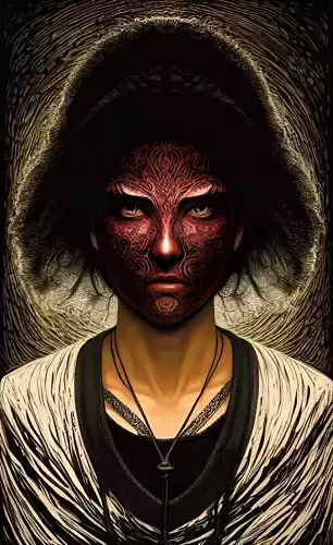 Printible Human Cosplay Face Mask  3D print model
