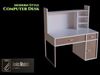 Computer Desk Low-poly 3D model_1