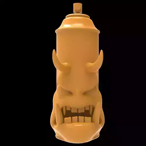 Monster Can 08 3D print model