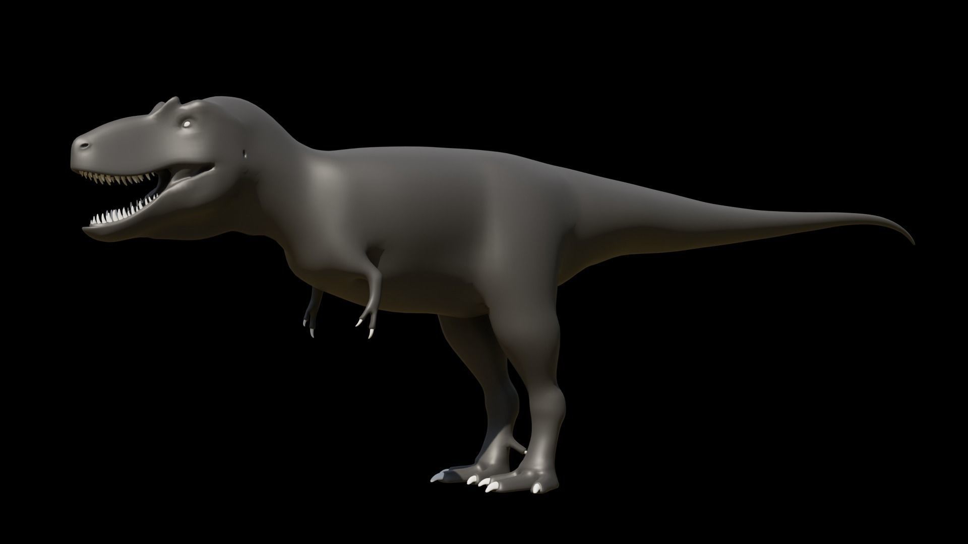 Daspletosaurus torosus Low-poly 3D model_5