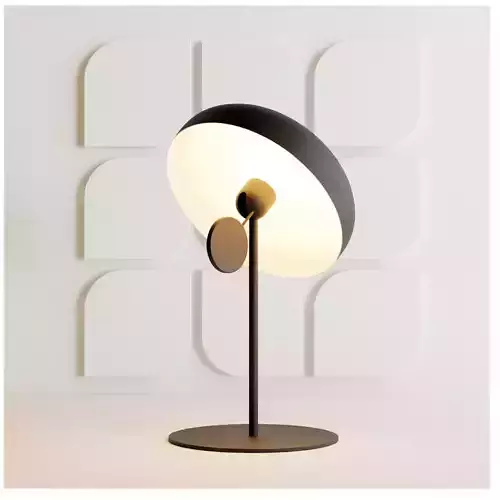 Round reading lamp