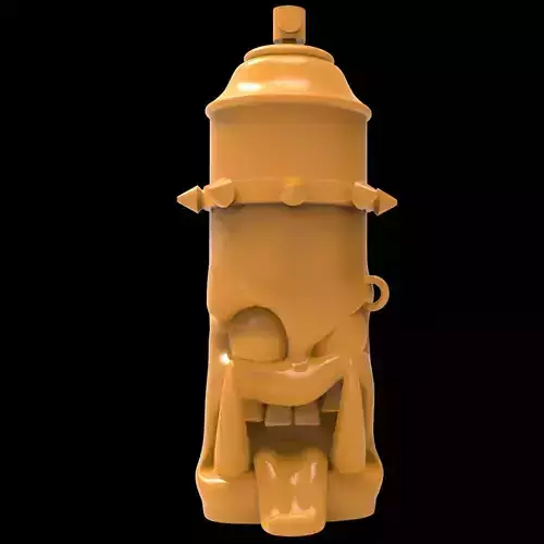 Monster Can 09 3D print model