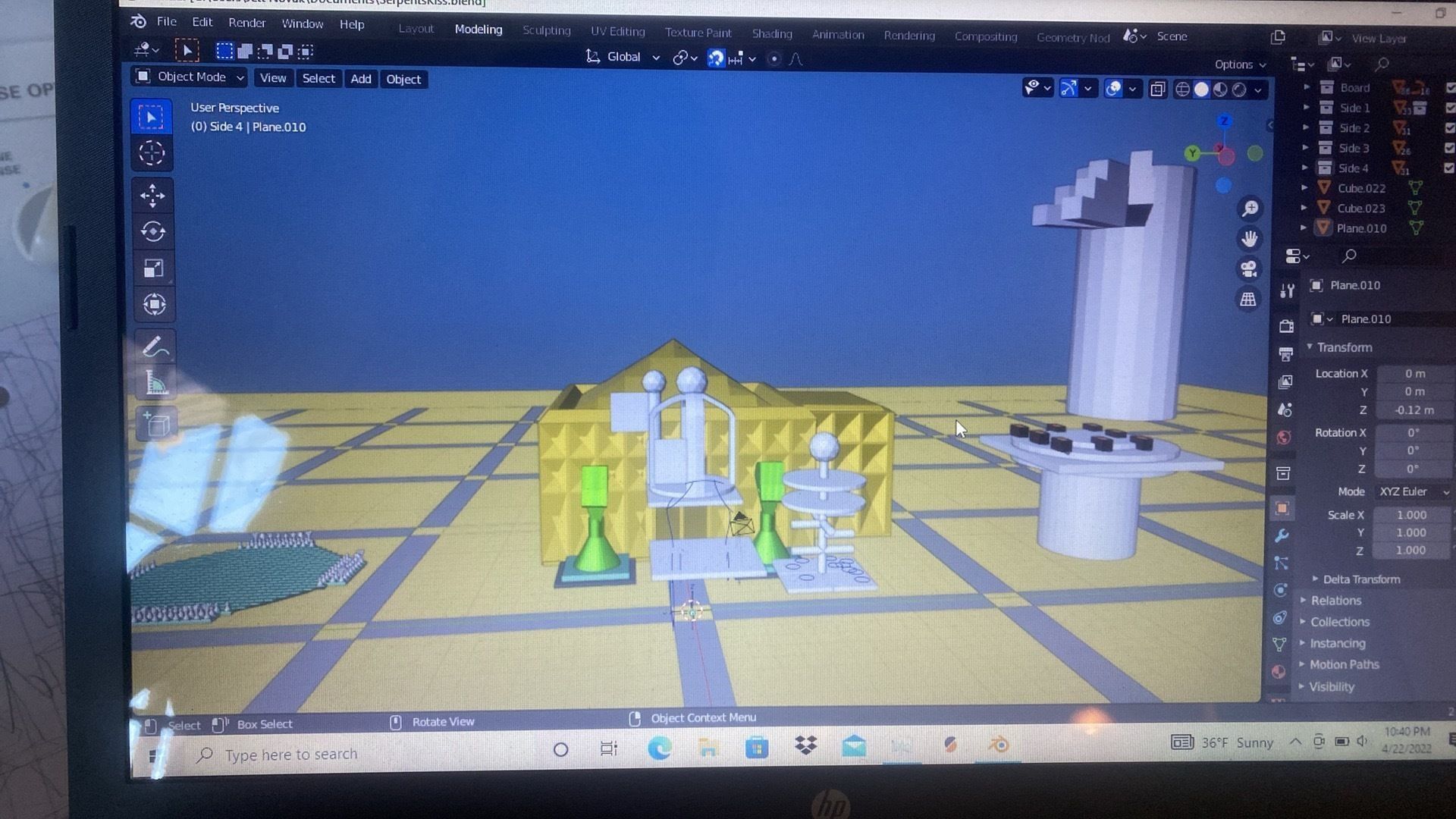 Serpents Kiss 3D model_2