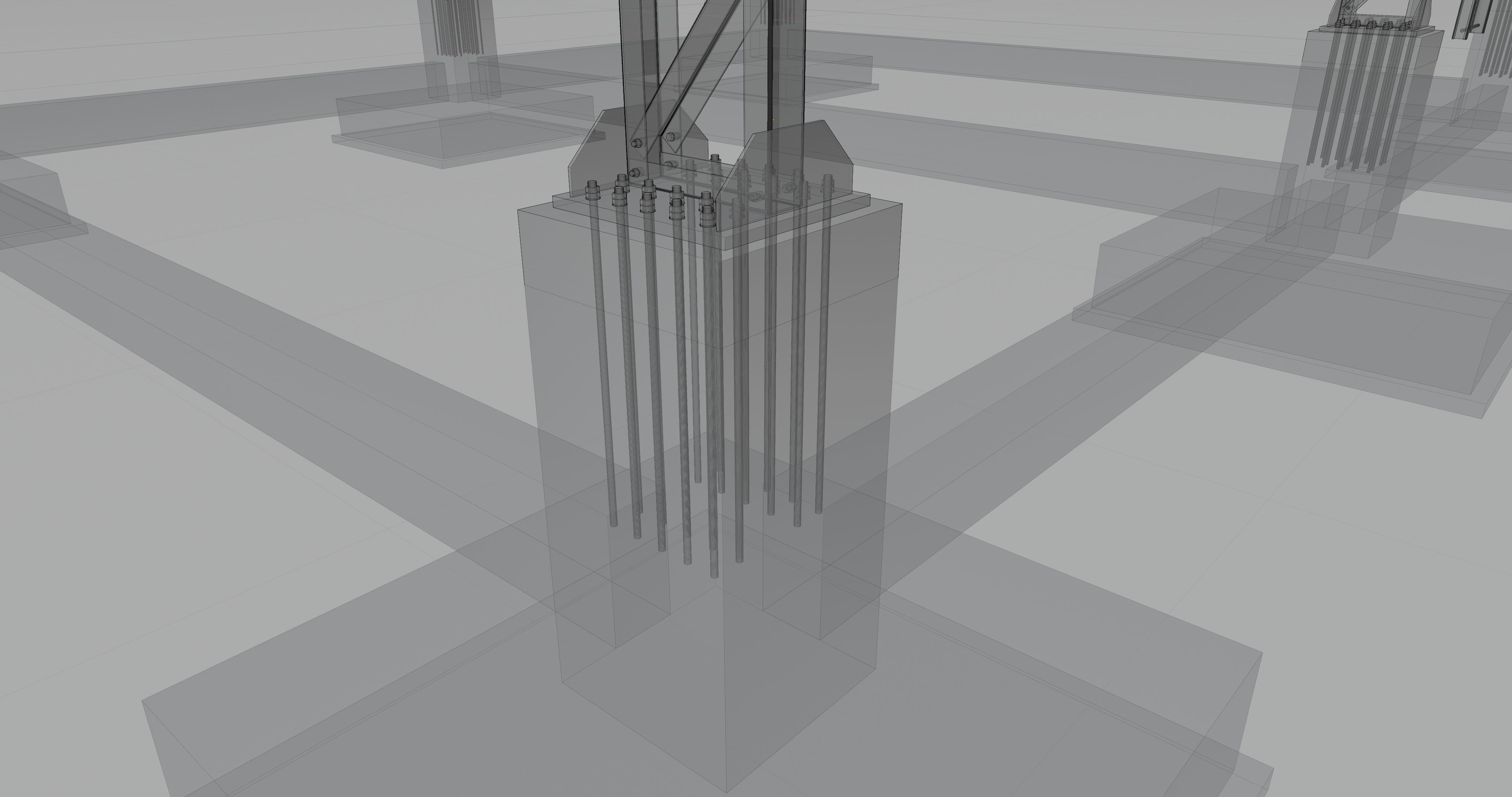 Solar Panel Steel Construction Type 17 3D model_46