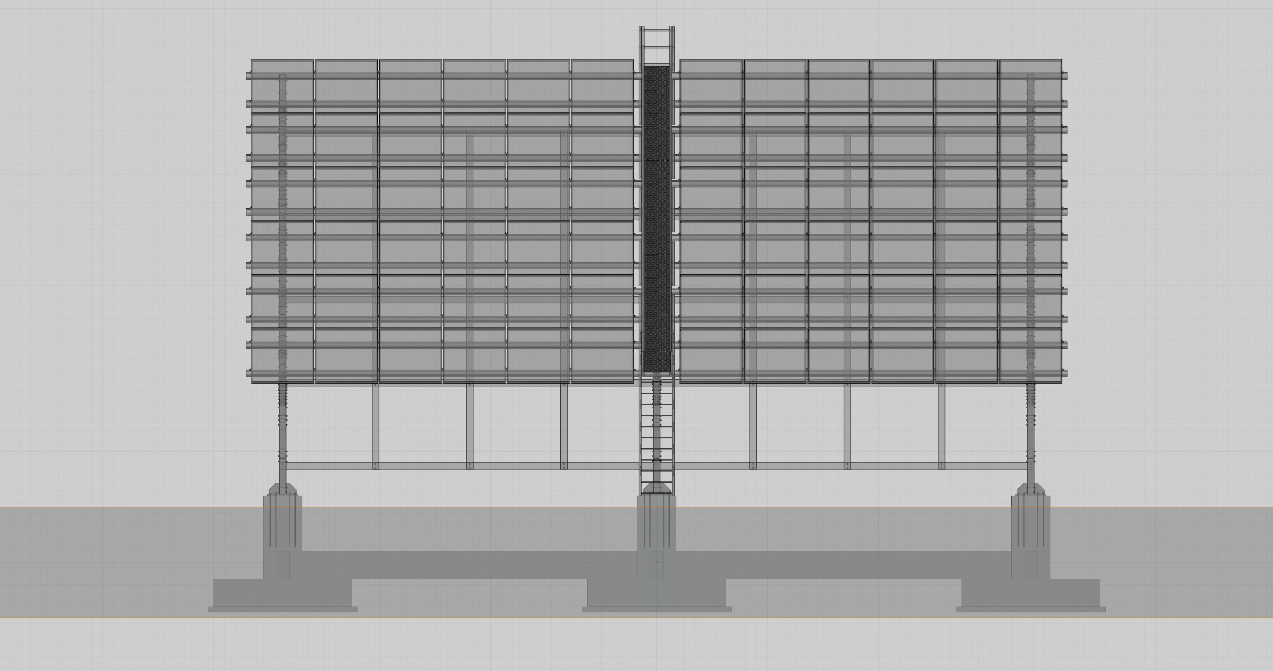 Solar Panel Steel Construction Type 17 3D model_47