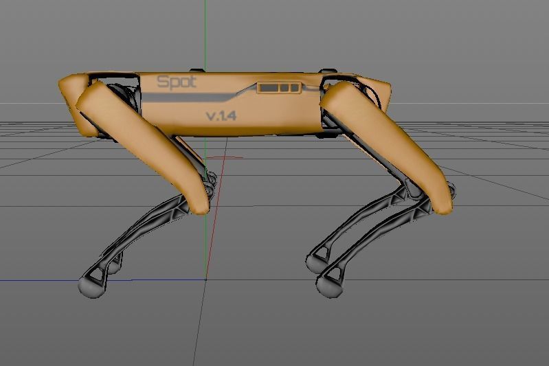 Spot Boston Dynamics 3D model_4