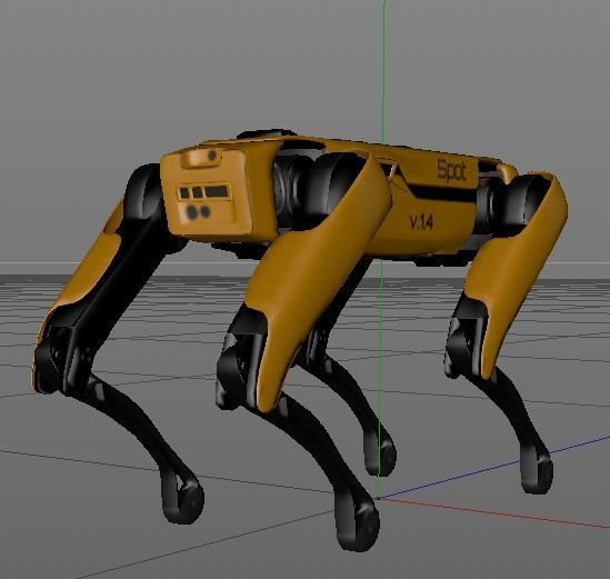 Spot Boston Dynamics 3D model_7