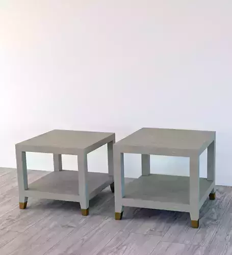 RH Shagreen Side Tables