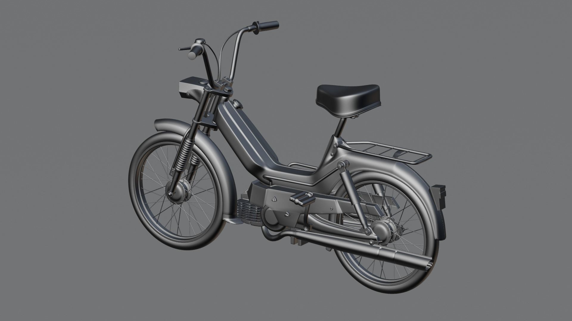 Puch Maxi Moped Dirty 3D model_8