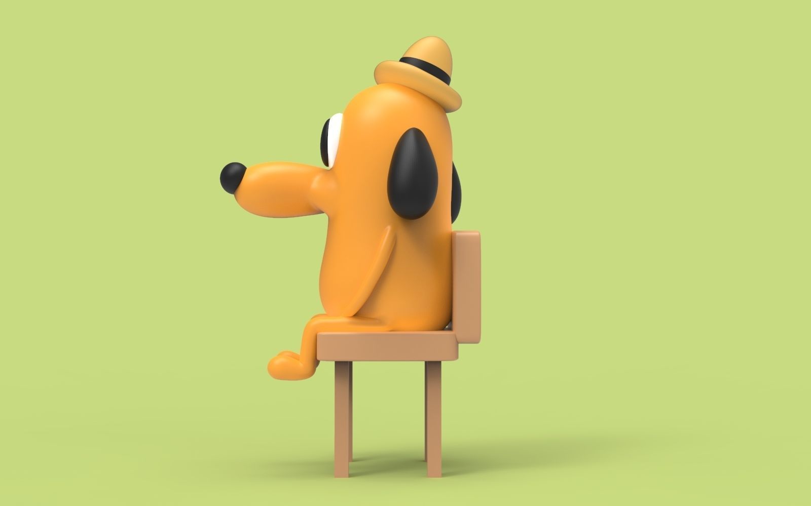 this is fine dog on fire meme 3D print model_3