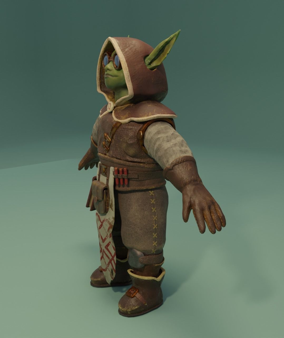 Goblin the Alchemist free VR / AR / low-poly 3D model rigged | CGTrader