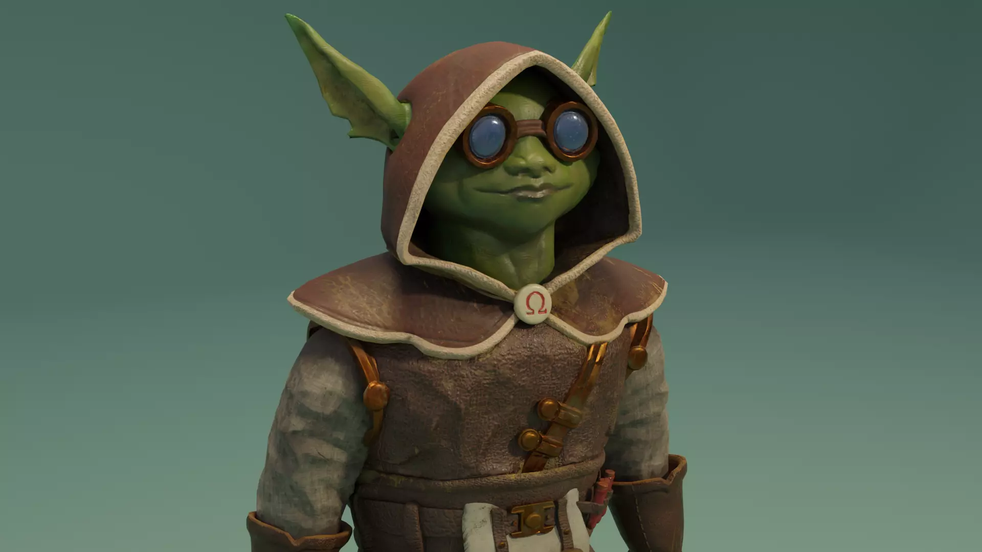 Goblin the Alchemist Free low-poly 3D model