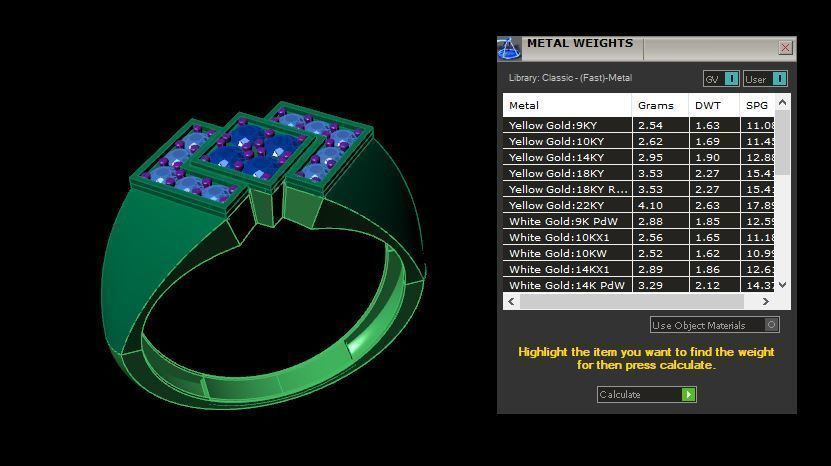 Rings 3D print model_4