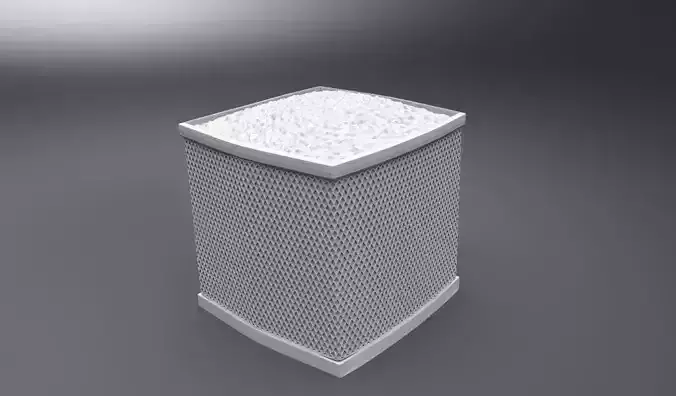 Hesco Wall single scale model