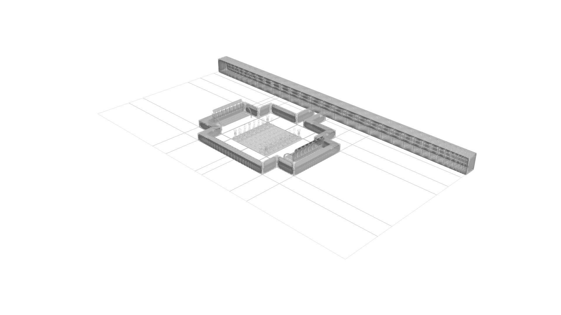 Chess Park 3D model_14