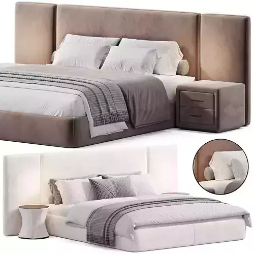 Tusker Bed by Thehighwall 3D model