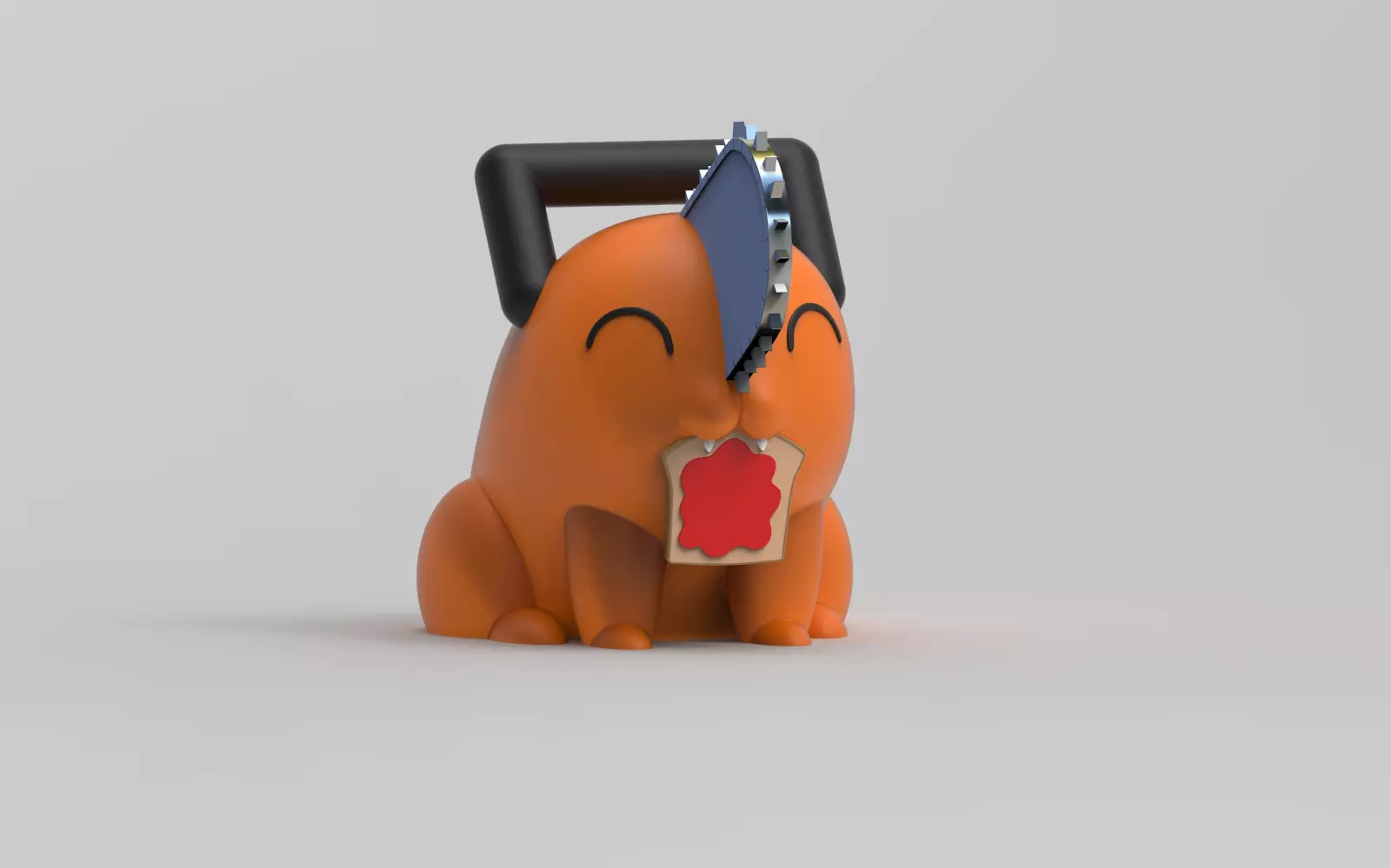 pochita 2 chainsaw man 3D print model