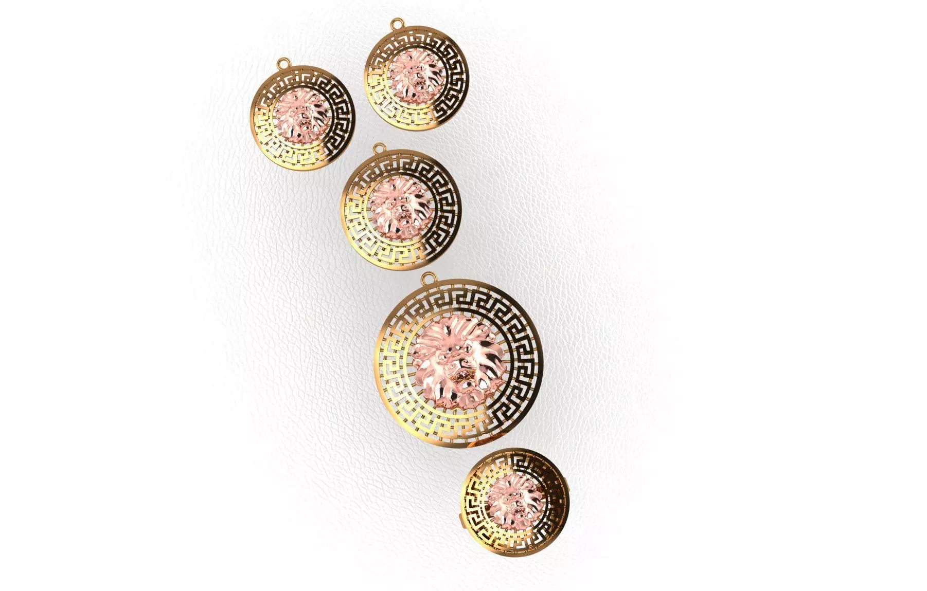 23 set JEWELERY FULL SETBRACELET-NECKLACE-EARING-RING 3D PRINT 3D print model