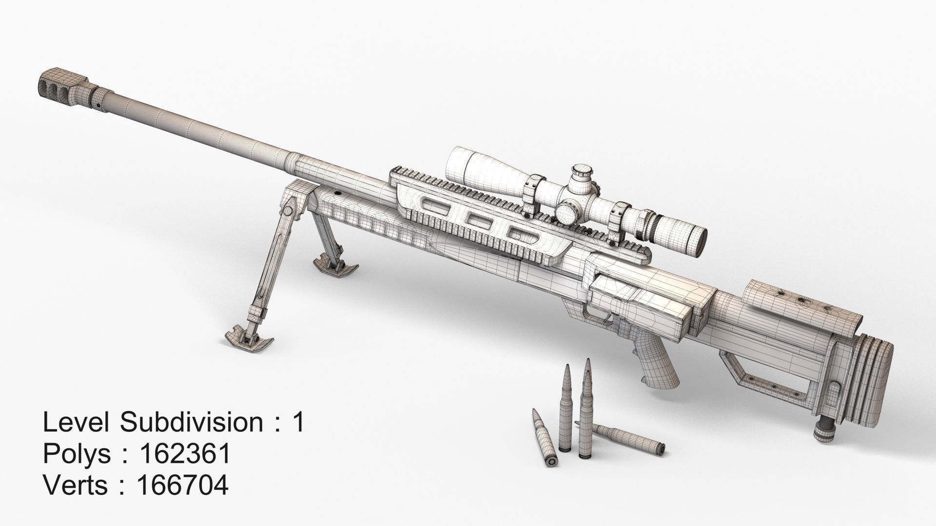 Steyr HS50-M1 Low-poly 3D model_30