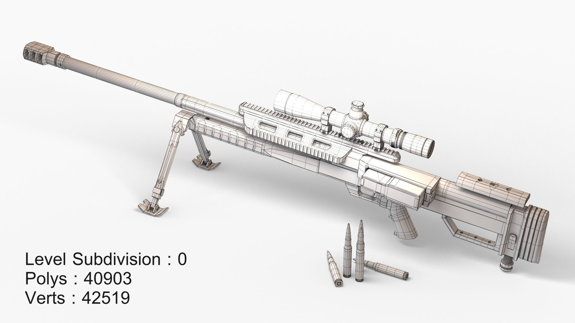 Steyr HS50-M1 Low-poly 3D model_29