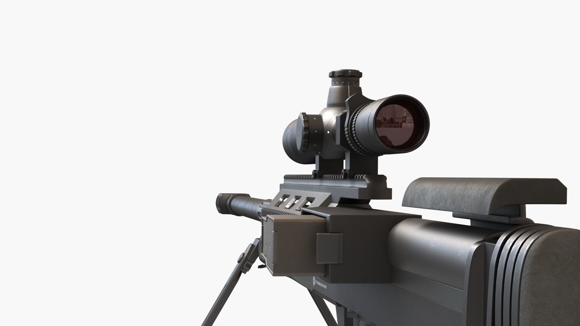 Steyr HS50-M1 Low-poly 3D model_4