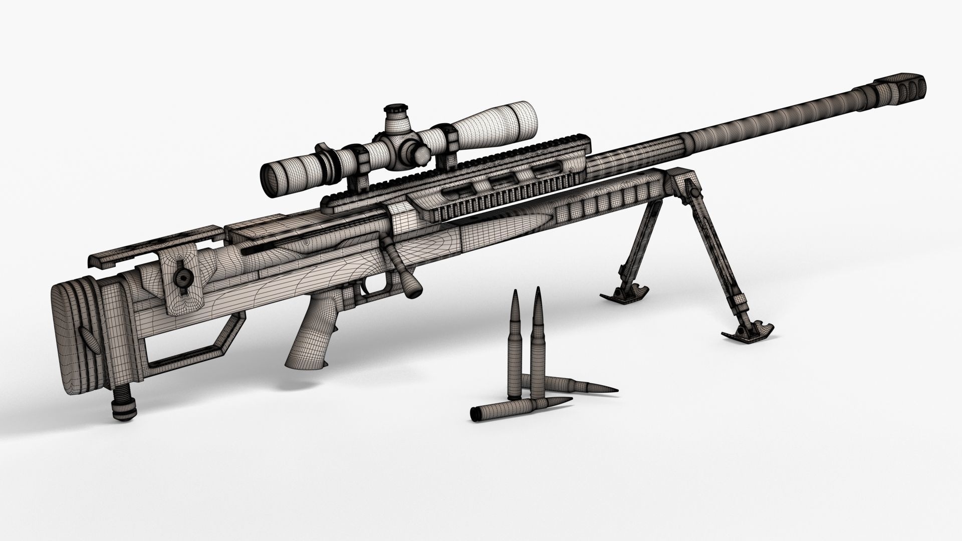 Steyr HS50-M1 Low-poly 3D model_41